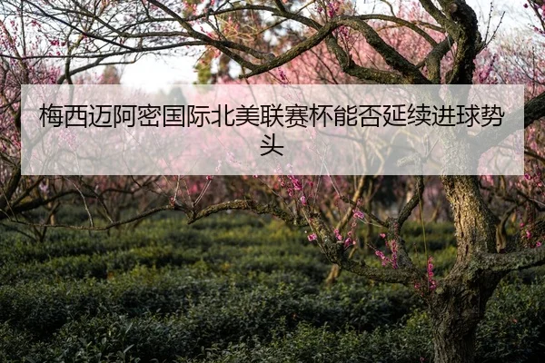 梅西迈阿密国际北美联赛杯能否延续进球势头